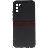 Husa Silicon Neagra Samsung Galaxy A02s - Protectie Premium, Copie Calitate