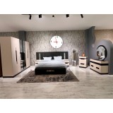 DORMITOR COMPLET RAISA 160&times;200CM SALTEA SI SOMIERA GRATUITE CU 7 PIESE