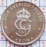 1066 Suedia 1 krona 2000 New Millennium - Charles XVI Gustaf km 897 UNC, Europa