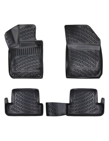 Set covorase auto din cauciuc tip tavita Peugeot 308 II 2013-