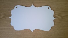 Tablita din mdf pentru personalizare. Blank decupat laser 31x26 cm foto