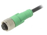 Cablu Conectare M12 PIN 5 3m Mufă 60VAC 4A