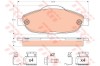 Set placute frana,frana disc PEUGEOT 308 (4A, 4C) (2007 - 2016) TRW GDB1761