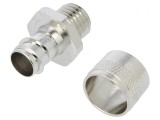 Conectori finali drepţi filet metric alamă IP54