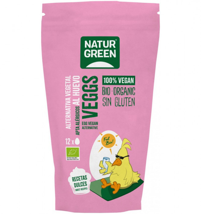 Ou vegan bio, pentru retete dulci, 240g Natur Green