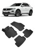 Set covorase auto cauciuc VOLKSWAGEN T - ROC 3D (2017 - 2021) - 5 buc