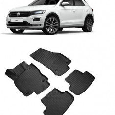 Set covorase auto cauciuc VOLKSWAGEN T - ROC 3D (2017 - 2021) - 5 buc