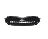 Grila masca fata SKODA KAMIQ, 06.2019-, cu rame negru lucios; negru; complet,