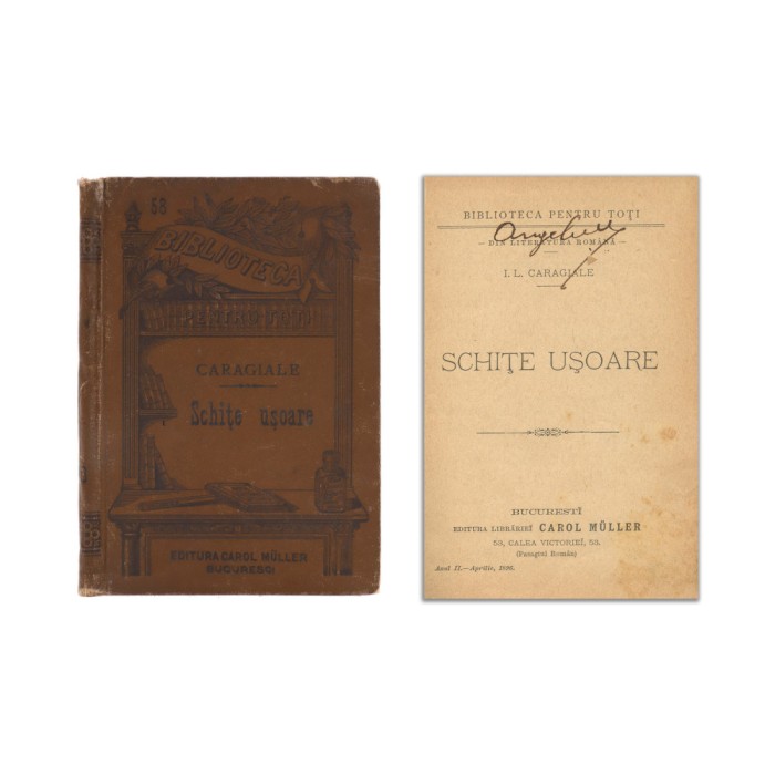 I. L. Caragiale, Schițe ușoare, 1896