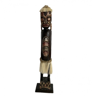 Set Statuete Africane sculptate manual foto