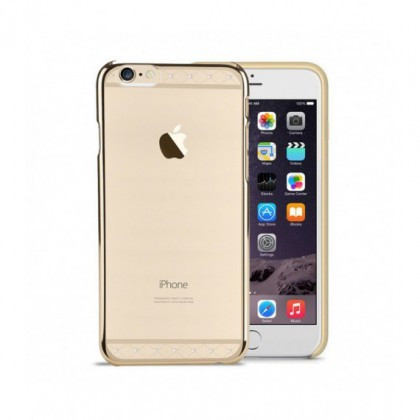 Husa Capac Astrum MC230 Apple Iphone 6 Plus Gold Swarovski