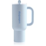 Waterdrop Explorer Tumbler pahar din oțel inoxidabil cu pai (editie limitata) Ice Blue 1100 ml