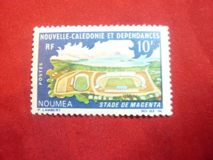 Timbru Stadion Magenta 1967 noua Caledonie colonie franceza (teritoriu)