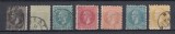 ROMANIA 1879/80 LP 40 REGELE CAROL I EMISIUNEA a II-a BUCURESTI SERIE STAMPILATA, Stampilat