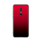 Husa Silicon Aurora Samsung Galaxy S8 Plus G955, Sticla, Rosu