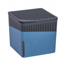 Dezumidificator, Wenko, Cube 1000 g, 16.5 x 15.7 x 16.5 cm, plastic, albastru