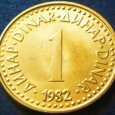 Moneda 1 DINAR - RSF YUGOSLAVIA, anul 1982 * cod 1679 = UNC