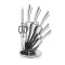 Set cutite Royalty, 8 piese, inox, Argintiu