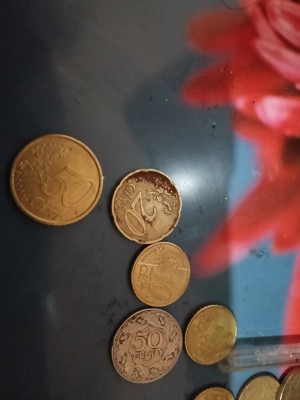 Monede de 20,50 eurocenti foto