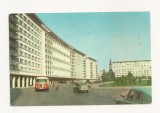 RF9 -Carte Postala- Bucuresti, Piata Palatului RPR, circulata 1965