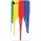 Husa silicon pentru Apple Iphone 6 Plus, Dripping Colorful Paint