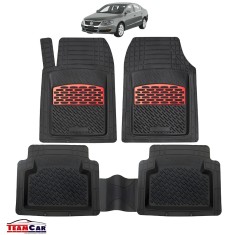 Volkswagen Passat B6 Sedan Covorase Auto TeamCar&reg; Tip Tavita Compatibile (2005&ndash;2010) Red
