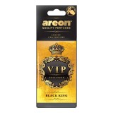 Odorizant auto, card, Areon VIP Exclusive, Black King, 19 x 7.5 x 0.5 cm