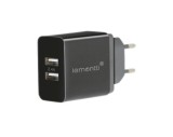 Lemontti Incarcator Retea Dual USB 2.4A Negru