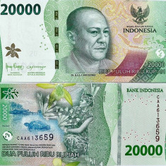 Bancnota Indonezia 20.000 Rupii 2022 - PNew UNC