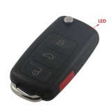 Carcasa Cheie Briceag VW Touareg 3 Butoane + Buton Panica AutoProtect KeyCars, Oem