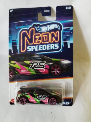 bnk jc Hot Wheels 2023 - Ford Focus RS - Neon Speeders 1/8 foto