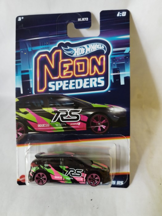 bnk jc Hot Wheels 2023 - Ford Focus RS - Neon Speeders 1/8