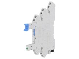 Stativ pentru șină DIN cleme cu arc 250VAC 5-6A