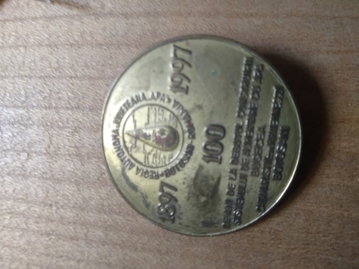 Insigna Personalitati 1897-1997