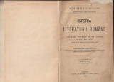 GHE. ADAMESCU - ISTORIA LITERATURII ROMANE - SCOALELE NORNALE DE INVATATORI 1922