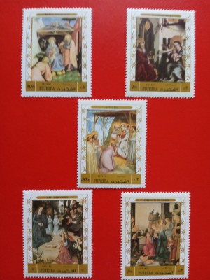 FUJEIRA, PICTURI - SERIE COMPLETĂ MNH foto
