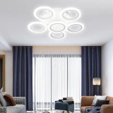 Lustra LED cu Telecomanda Boeme,50W, Dimabila, Alb, Alessandro DESIGN