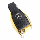 Carcasa Cheie Mercedes Benz 3 But Model Auriu CME 031, General