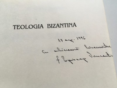 PR. JOHN MEYENDORFF, TEOLOGIA BIZANTINA. TENDINTE ISTORICE SI TEME DOCTRINARE. EDITURA IBM AL BOR 1996 foto