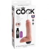 King Cock Dildo Realistic cu Ejaculare 20cm - Natural, Body-Safe, Fabricat in SUA