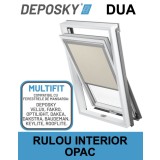 Rulou interior opac DEPOSKY DUA compatibil cu DEPOSKY, Fakro, Dakea, Velux