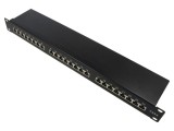 Patch Panel Goobay 24 Porturi Cat 6 RJ45 Negru 19" Cod 93048