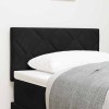 VidaXL Tăblie cap Pe perete Geometric cu headboard Negru 80 cm Catifea