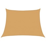 Cumpara ieftin Panza parasolar, gri deschis, 4/5x3 m, HDPE, 160 g/m&sup2;, trapez