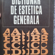 Gheorghe Achiței - Dicționar de estetică generală, 1972, 400 pagini