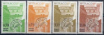 C4745 - Monaco 1978 - Preobliterate 4v. neuzat,perfecta stare foto