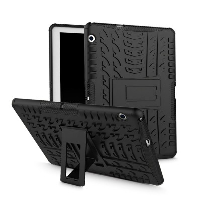 Husa Tableta Plastic - TPU Tech-Protect ARMORLOK pentru Huawei MediaPad T3 10, Neagra foto