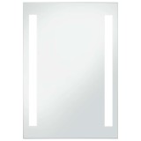 Cumpara ieftin Oglinda cu LED de perete de baie, 60 x 80 cm
