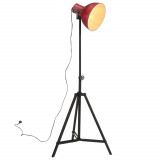VidaXL Lampă de podea, 25 W, roșu uzat, 61x61x90/150 cm, E27