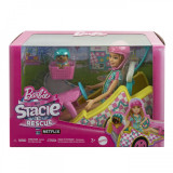 BARBIE SI STACIE PAPUSA STACIE CU KART, Mattel